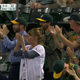 Illustration for article titled Fans Cheer Bruce Maxwell In First At-Bat Since Kneeling For Anthem